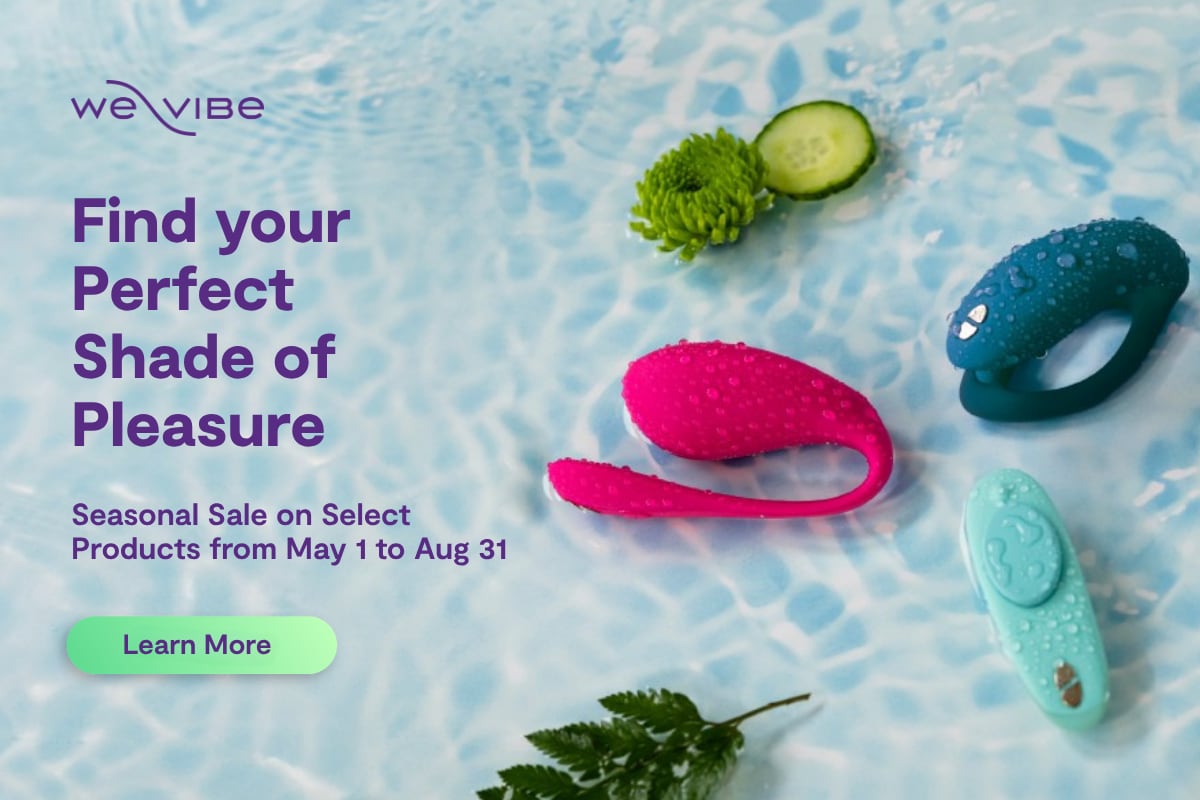 We-vibe Jive 2, Sync O and Moxie+ in the water